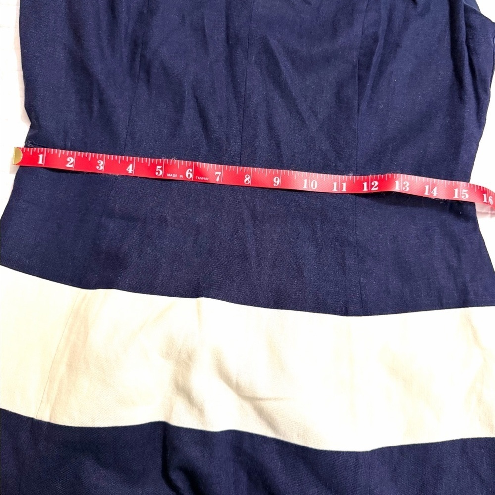 JB by Julie Brown Navy and White Midi Dress - Picture 9 of 10